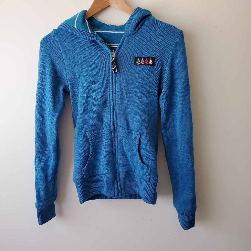 Volcom Reversible Hooded Zip-Up Sweater